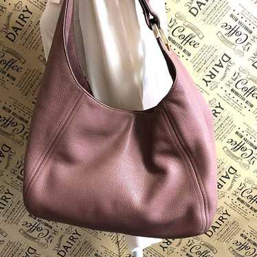 Michael Kors Tote Handbag MK Leather Pink FM728 - image 1