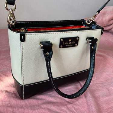 Kate Spade Shoulder Bag White Black - image 1