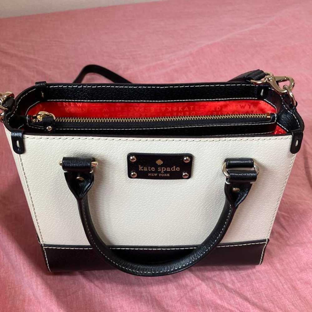 Kate Spade Shoulder Bag White Black - image 4