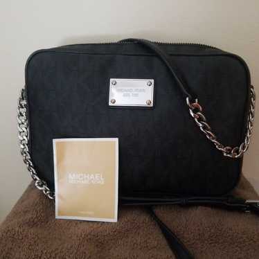 Michael Kors Monogram Black Crossbody - image 1