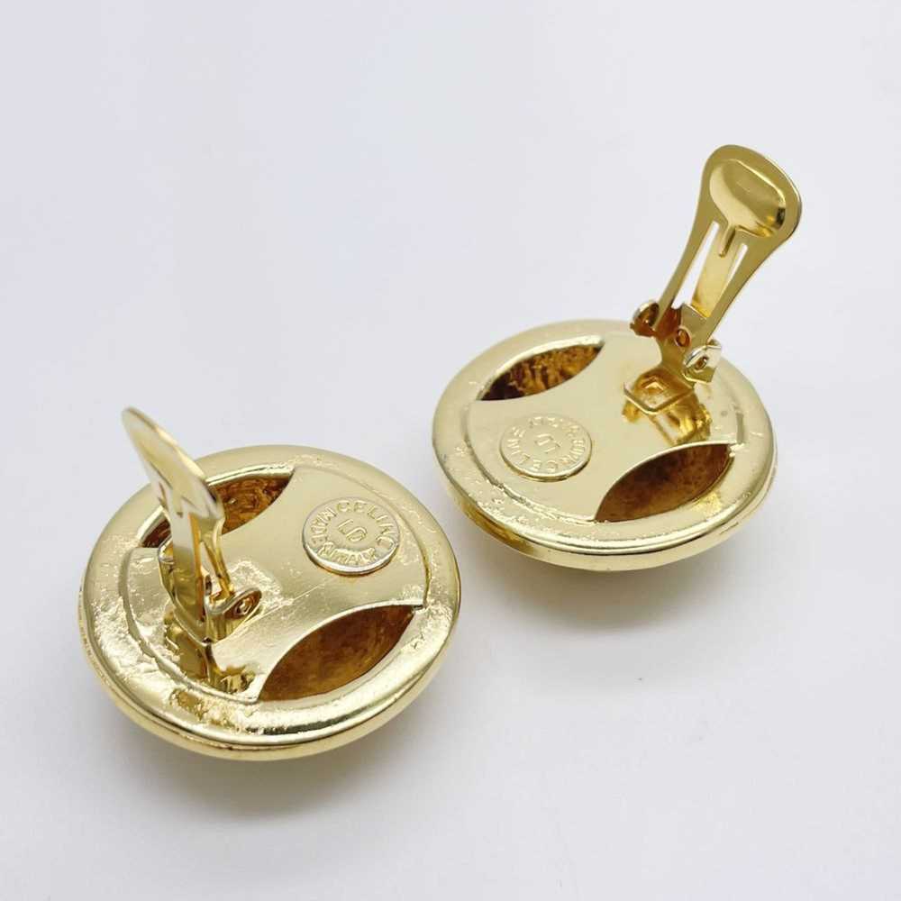 Celine CELINE GP Earrings Circle Logo Rope Motif … - image 5