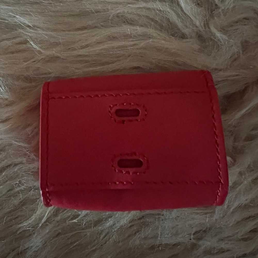 Authentic Burberry Red Leather Airpod Pro Holder … - image 3