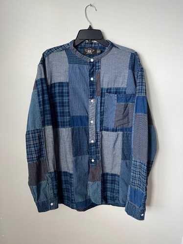 RRL　ダブルアールエル Indigo Patchwork Camp Shirt s7-AI782959642001_lifestyle?