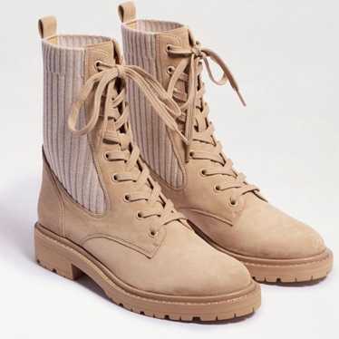 Sam Edelman Lydell neutral lace up combat boots wo