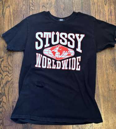 Streetwear × Stussy STUSSY WORLDWIDE T SHIRT - image 1