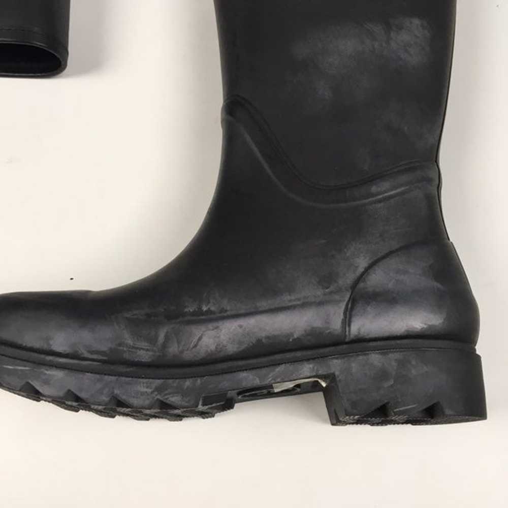 Tory Burch Black Rain Rubber Short Boots - image 3