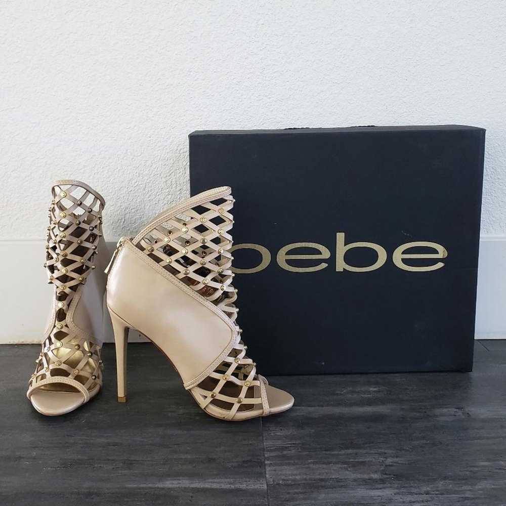 Natural | Bebe | Vanda Laser Cut Bootie - image 1