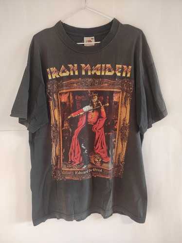 Iron Maiden × Tee × Vintage Vintage Distressed Iro