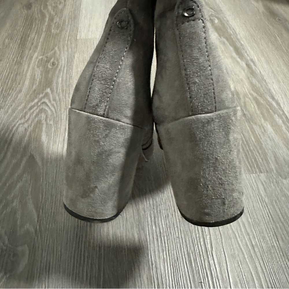 Coach Falon Heather Grey Suede Leather Knee High … - image 5