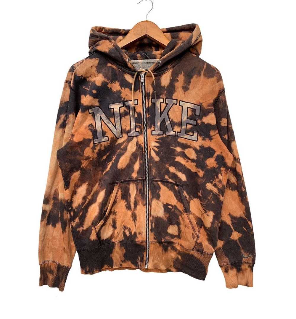 Nike × Streetwear Nike Hoodie Custom Made Bleach … - image 1