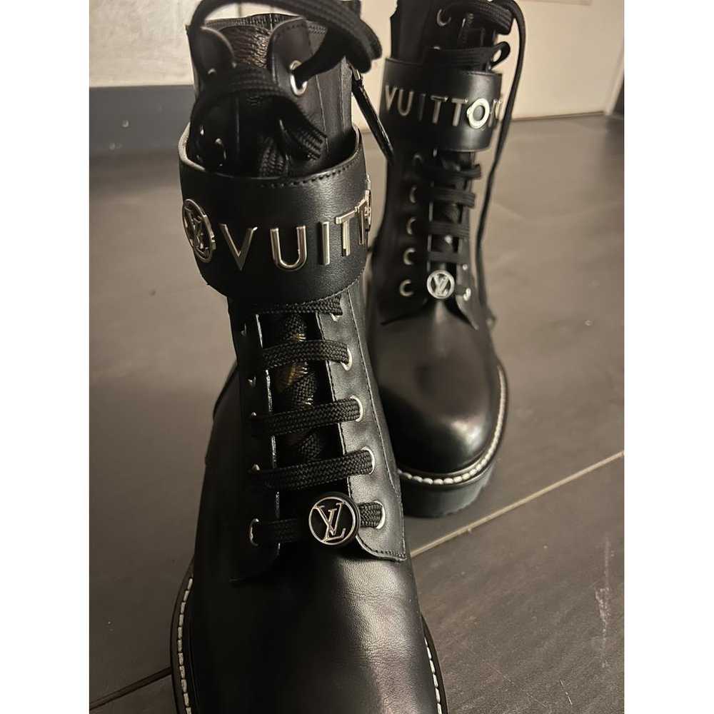 Louis Vuitton Leather wellington boots - image 4