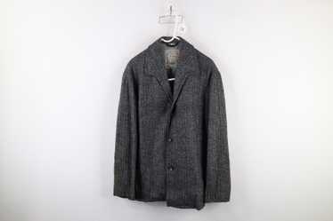 Vintage Vintage 60s 70s Norwegian Wool Tweed Blaz… - image 1