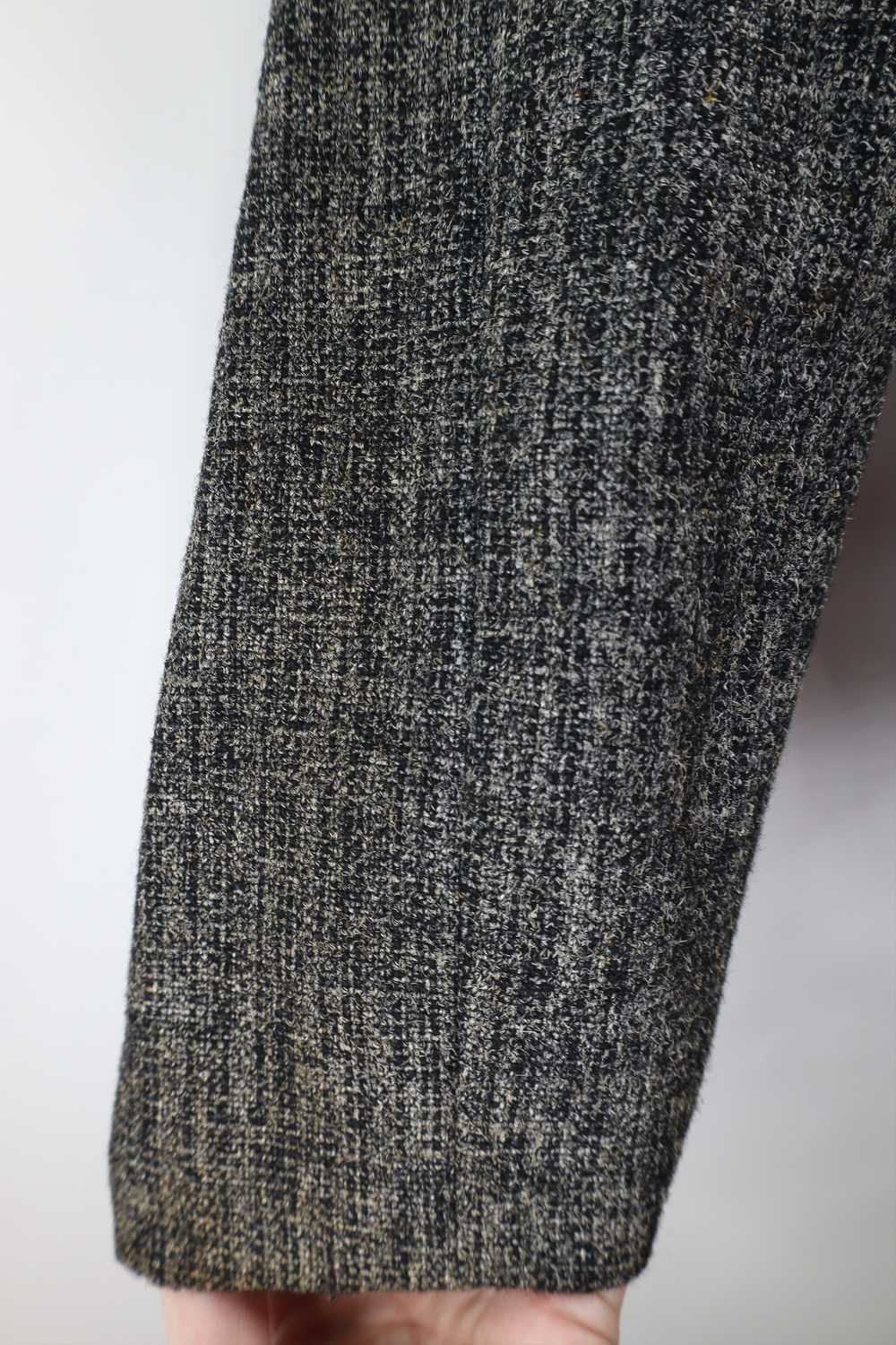 Vintage Vintage 60s 70s Norwegian Wool Tweed Blaz… - image 9