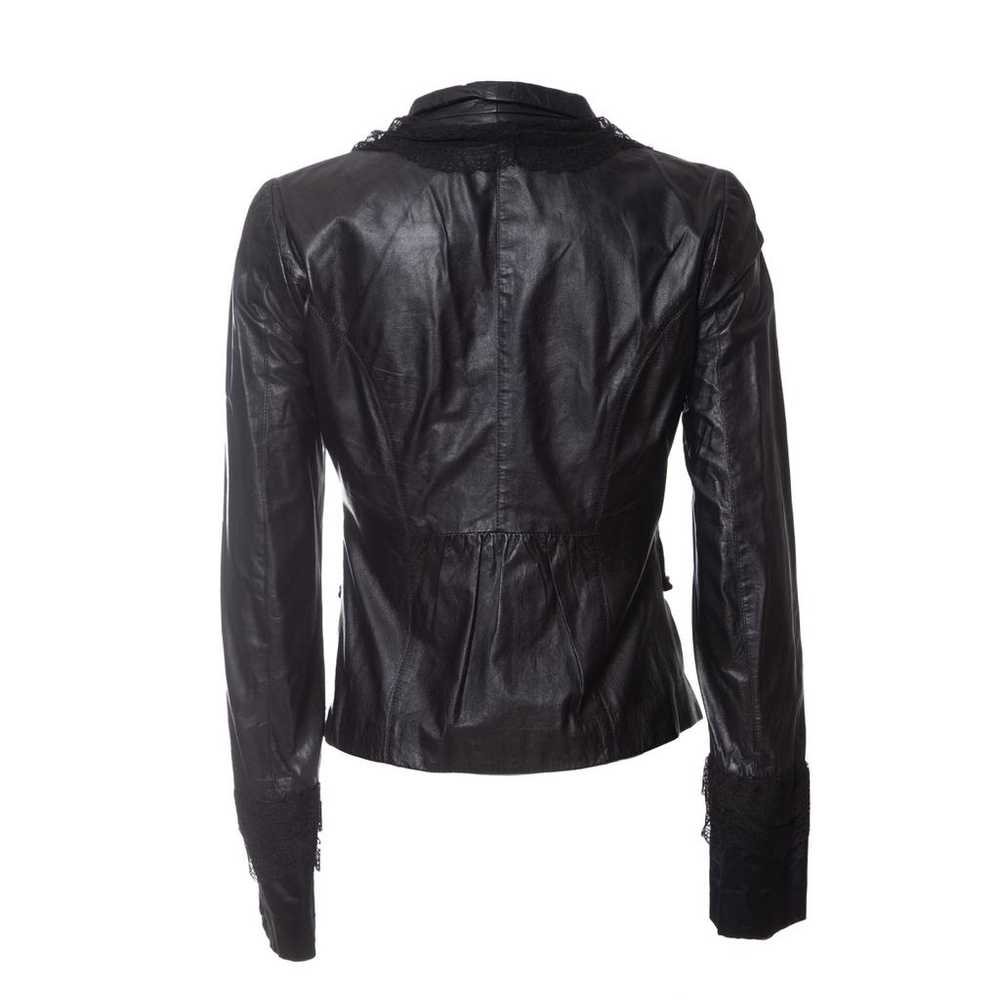 Roberto Cavalli Leather biker jacket - image 2