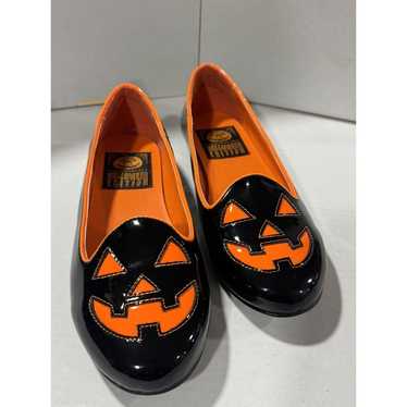 Strange Cult Halloween Edition Pumpkin Flats Goth… - image 1