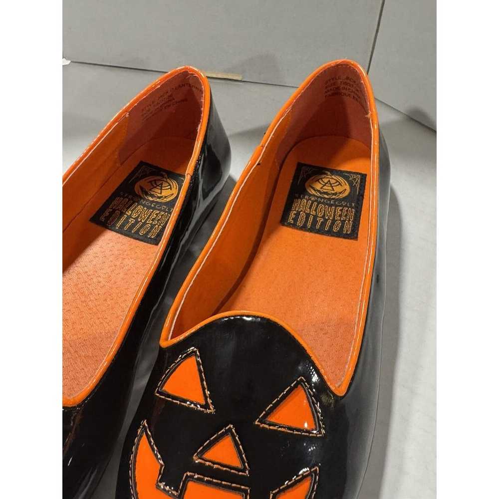 Strange Cult Halloween Edition Pumpkin Flats Goth… - image 2