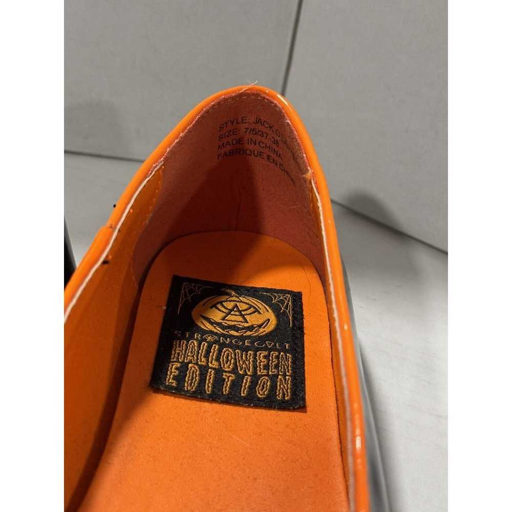 Strange Cult Halloween Edition Pumpkin Flats Goth… - image 3