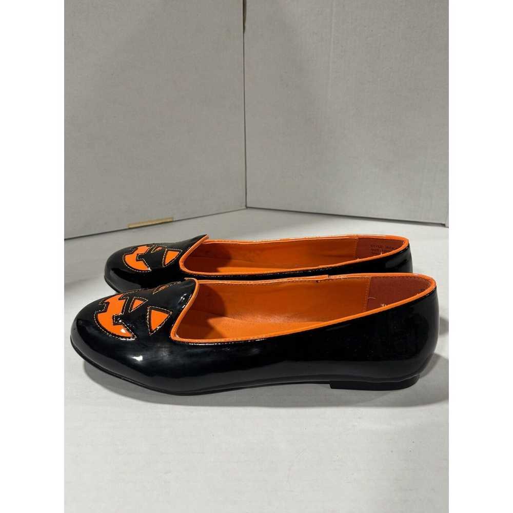 Strange Cult Halloween Edition Pumpkin Flats Goth… - image 5