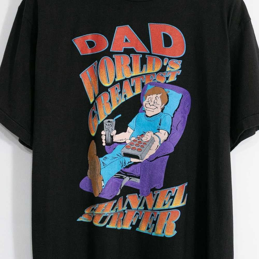 Vintage Vintage 90s Funny Dad T Shirt XL - Couch … - image 3