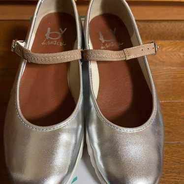 by Silver Flat Shoes Ankle Strap - image 1