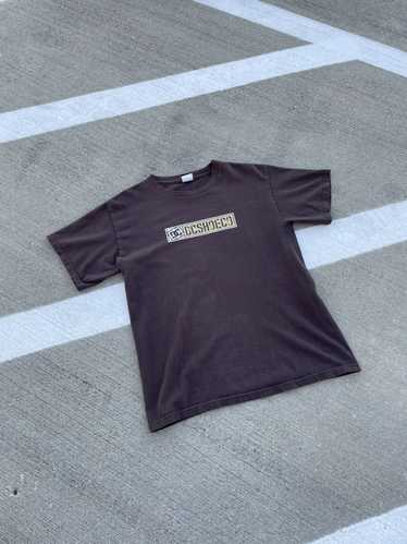 Dc × Vintage Vintage y2k DC Shoes Brown Skater Tee