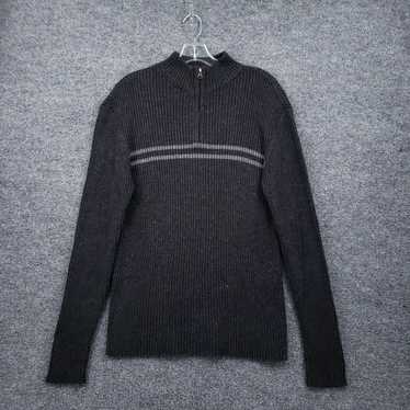 Vintage Aeropostale Sweater Mens M Medium Black P… - image 1