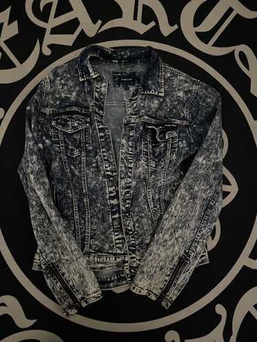 Members Only Members Only Acid Wash Denim Jacket