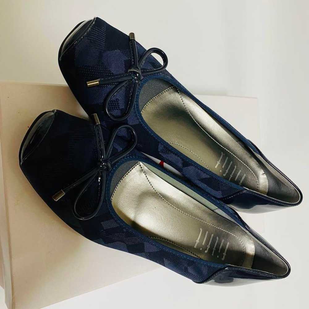 Fit-fit Water-Resistant Ballet Pumps II (Navy Pat… - image 2