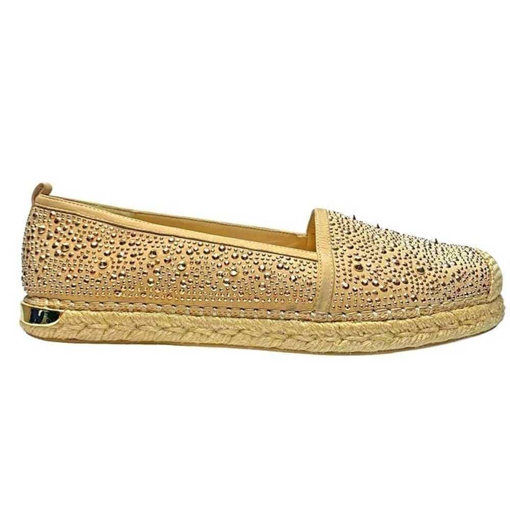 STUART WEITZMAN Rockon Leather Studded Espadrille… - image 9