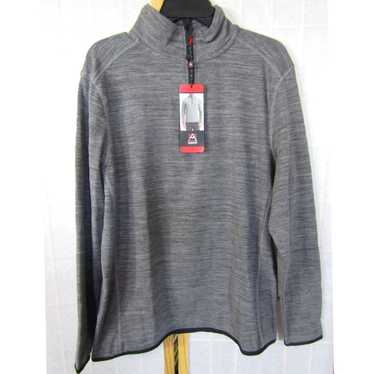 Avalanche Gray Marl Quarter Zip Collar Fleece Men… - image 1