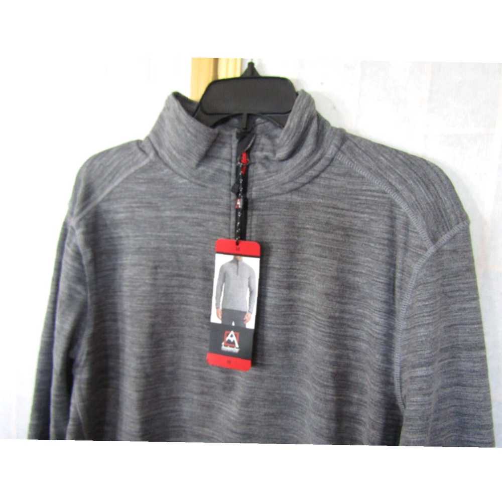 Avalanche Gray Marl Quarter Zip Collar Fleece Men… - image 2