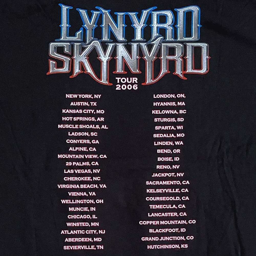 Anvil × Rock T Shirt × Vintage Vintage Lynyrd Sky… - image 4