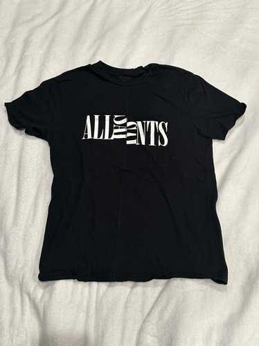 Allsaints All Saints Allsaints Split Logo Tee