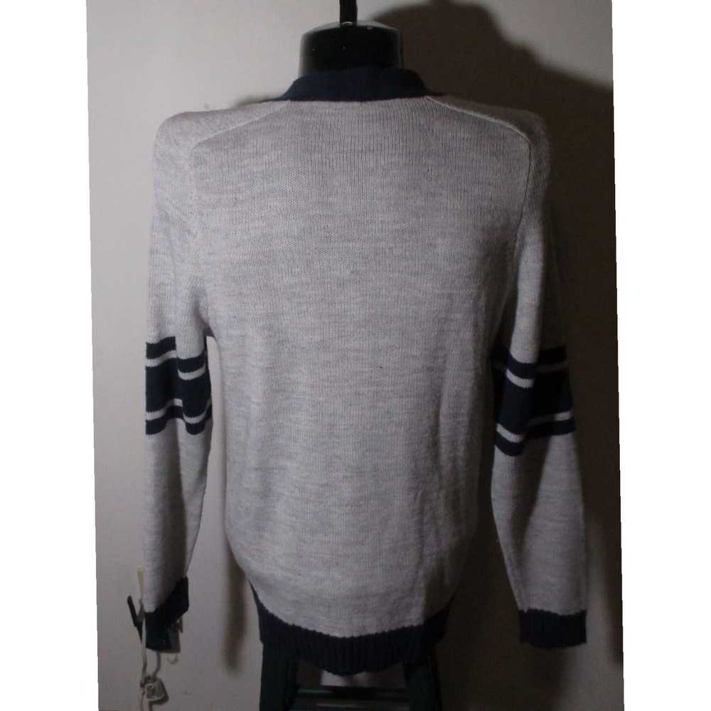 Blend Gray Blue Wool Blend Cardigan Sweater for M… - image 5