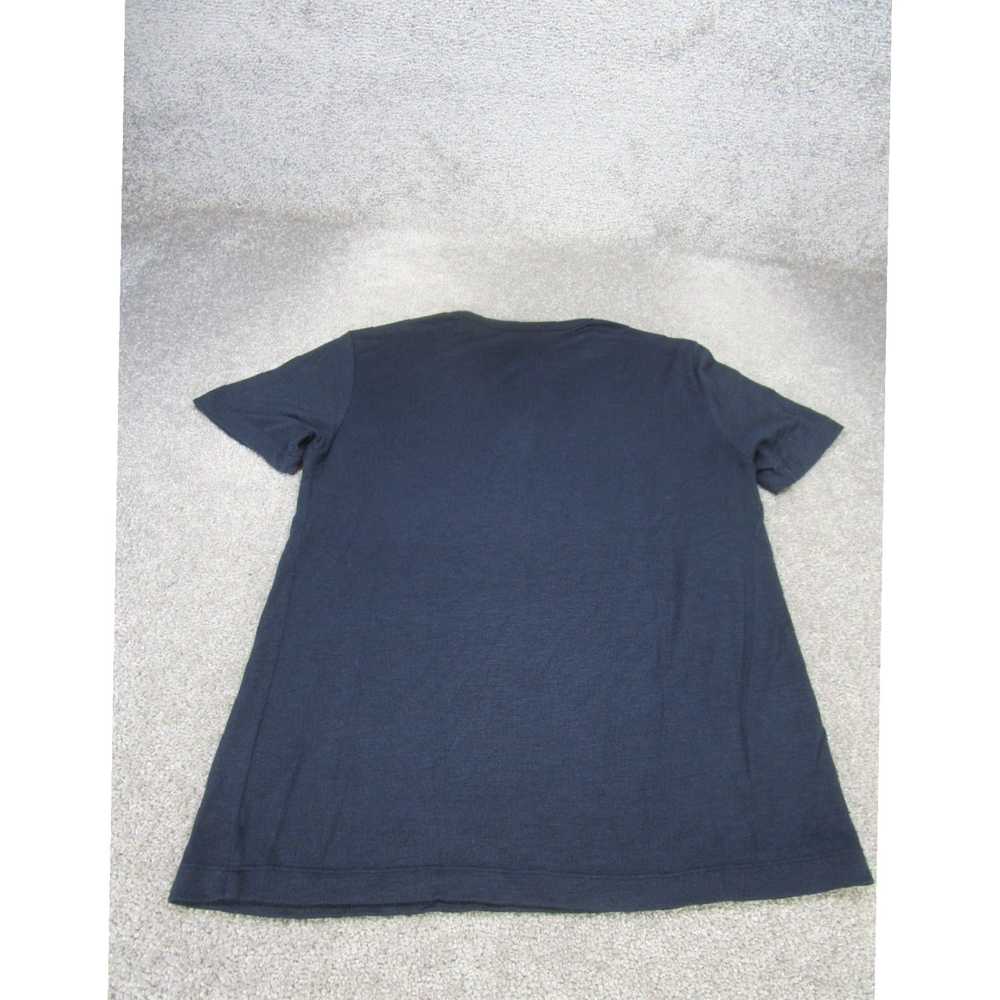 Theory Gaskell Henley Mens Blue Medium Tee Shirt … - image 3