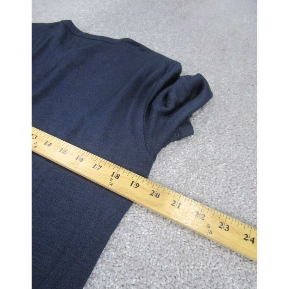 Theory Gaskell Henley Mens Blue Medium Tee Shirt … - image 5