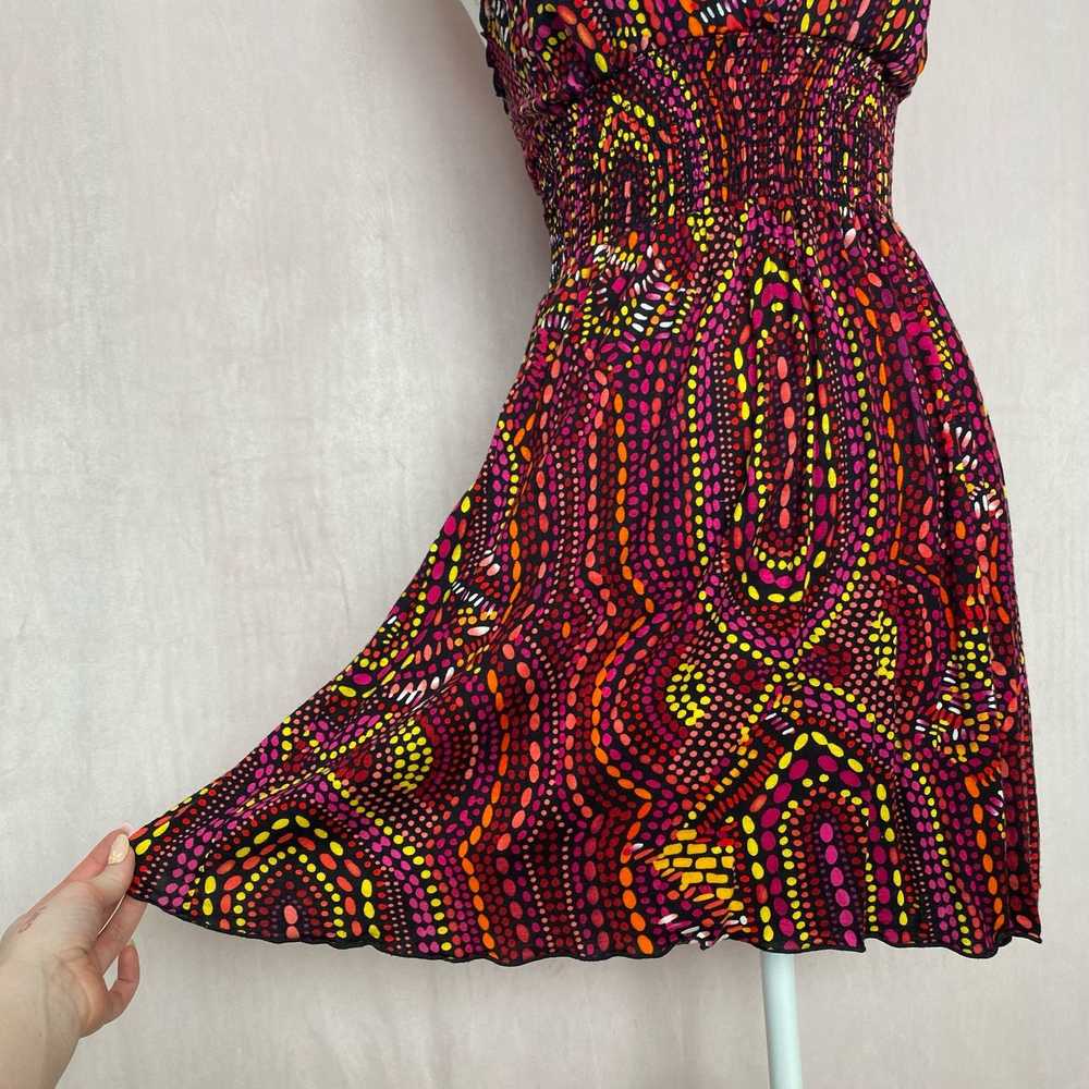 Vintage Y2K Lucy Love Boho Fit & Flare Mini Dress… - image 3