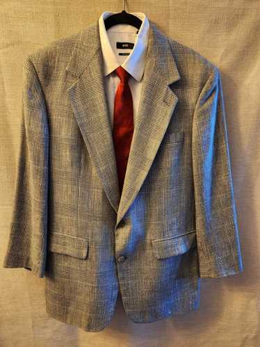 Bill Blass Classic Glen Plaid Blazer