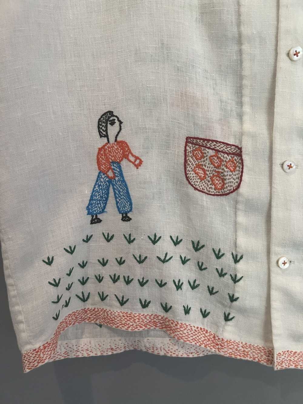 Harago Harago Hand Embroidered Shirt - image 3