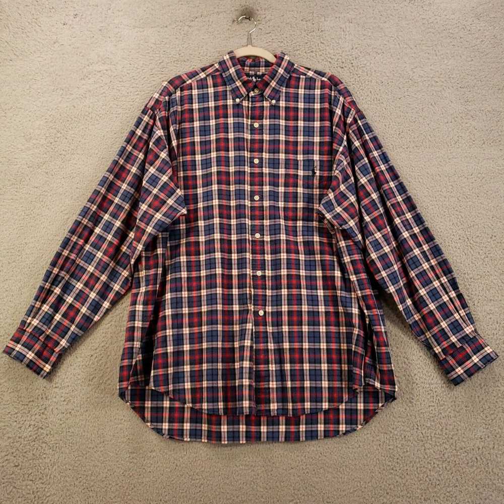 Ralph Lauren Luxurious Plaid Button Up Shirt for … - image 1