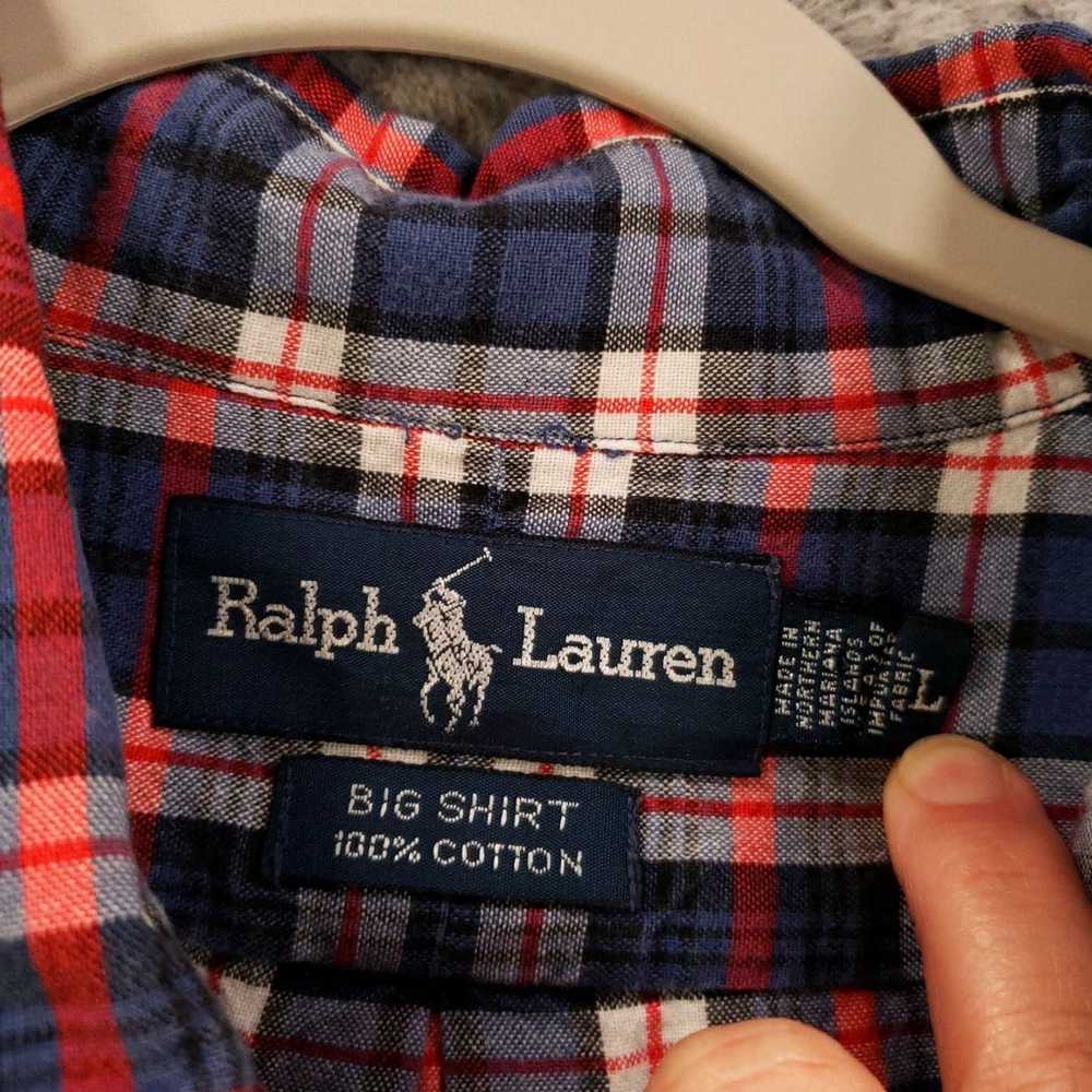 Ralph Lauren Luxurious Plaid Button Up Shirt for … - image 4