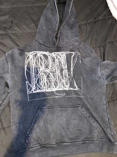 Rhude Black Scribble Hoodie