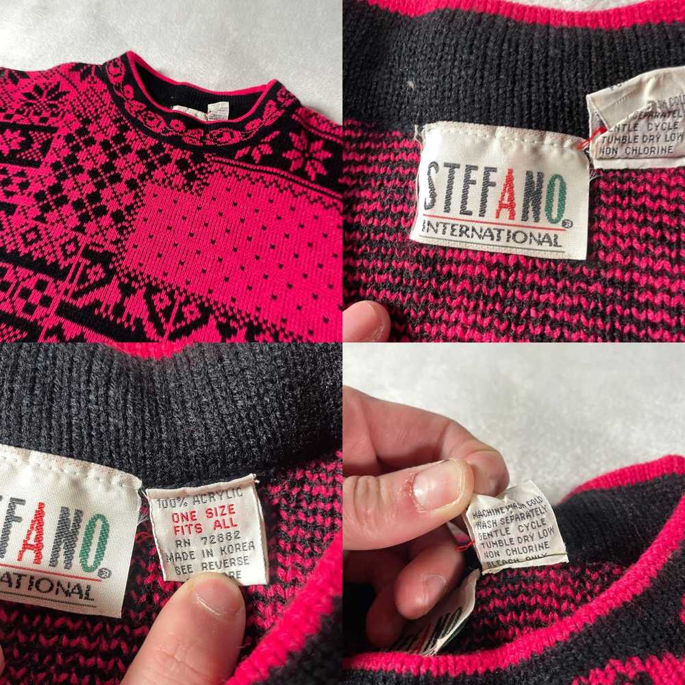 Vintage Vintage Stefano Sweater Womens One Size R… - image 4