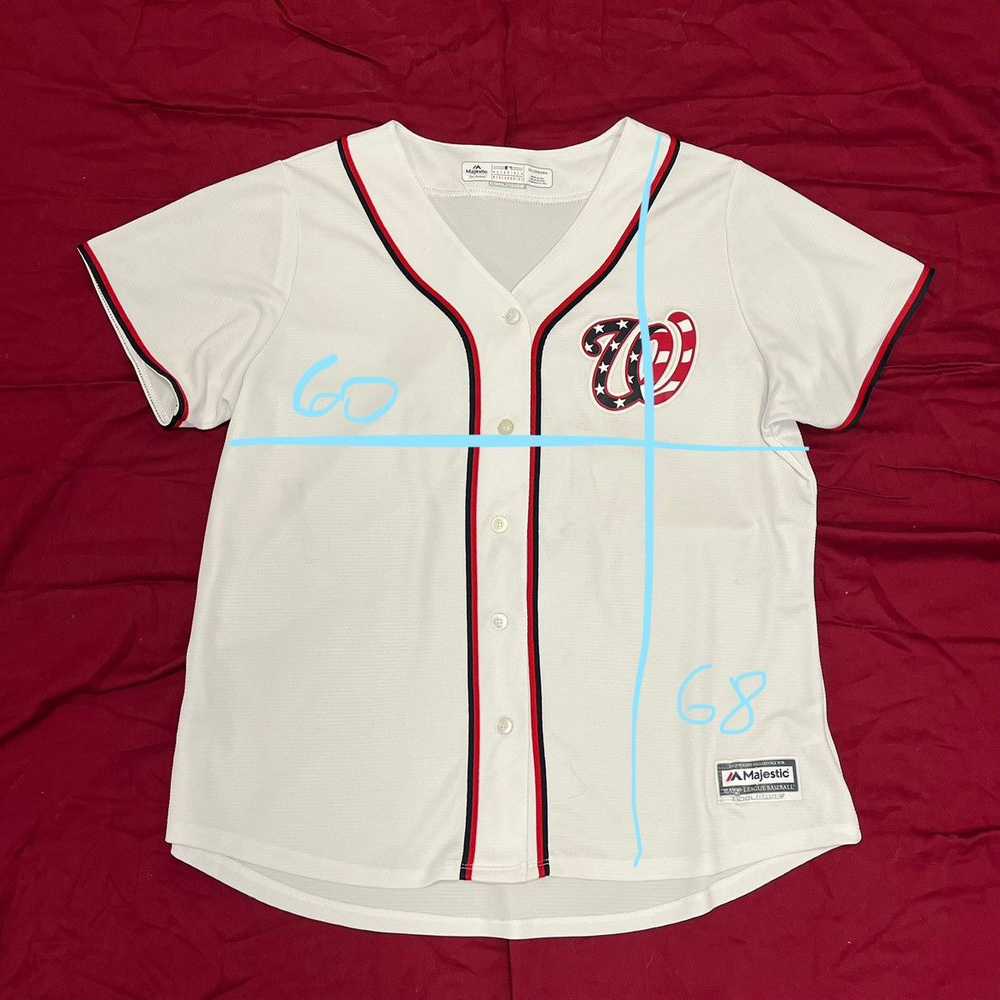 MLB × Majestic MLB Majestic White and red Washing… - image 10