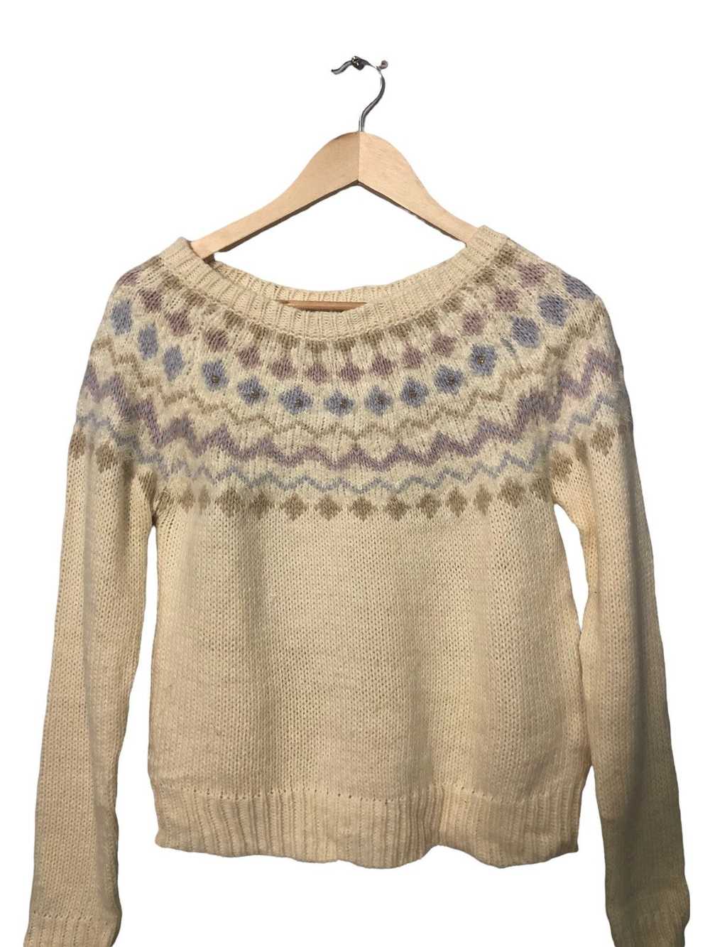 Aran Isles Knitwear × Coloured Cable Knit Sweater… - image 4