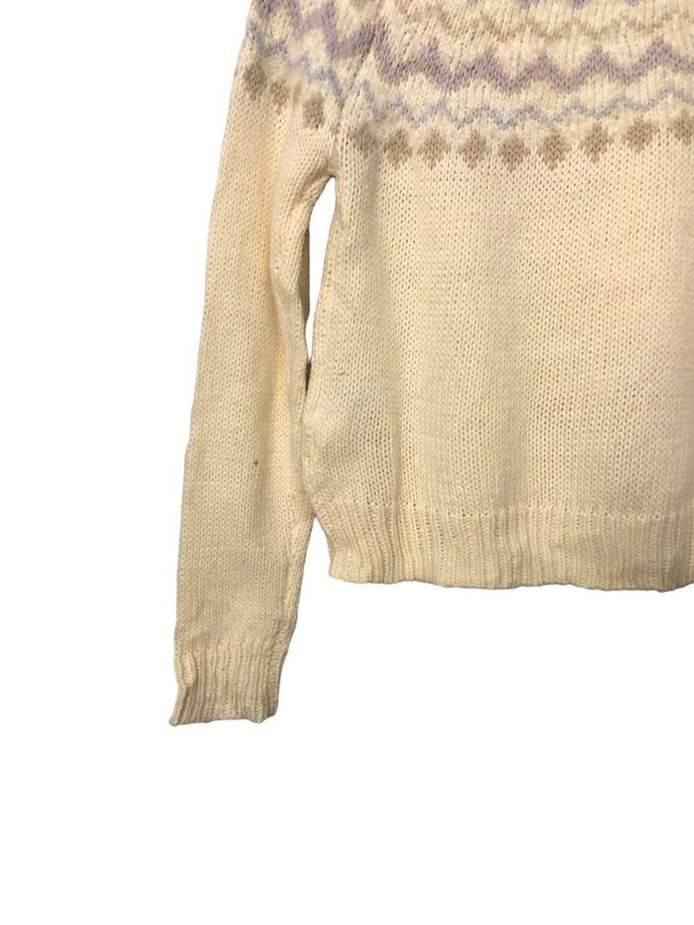 Aran Isles Knitwear × Coloured Cable Knit Sweater… - image 7