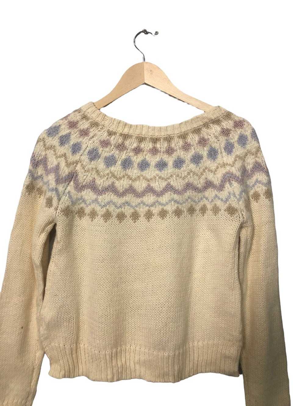 Aran Isles Knitwear × Coloured Cable Knit Sweater… - image 8