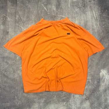 Nike × Streetwear × Vintage Early 00s Orange Nike… - image 1