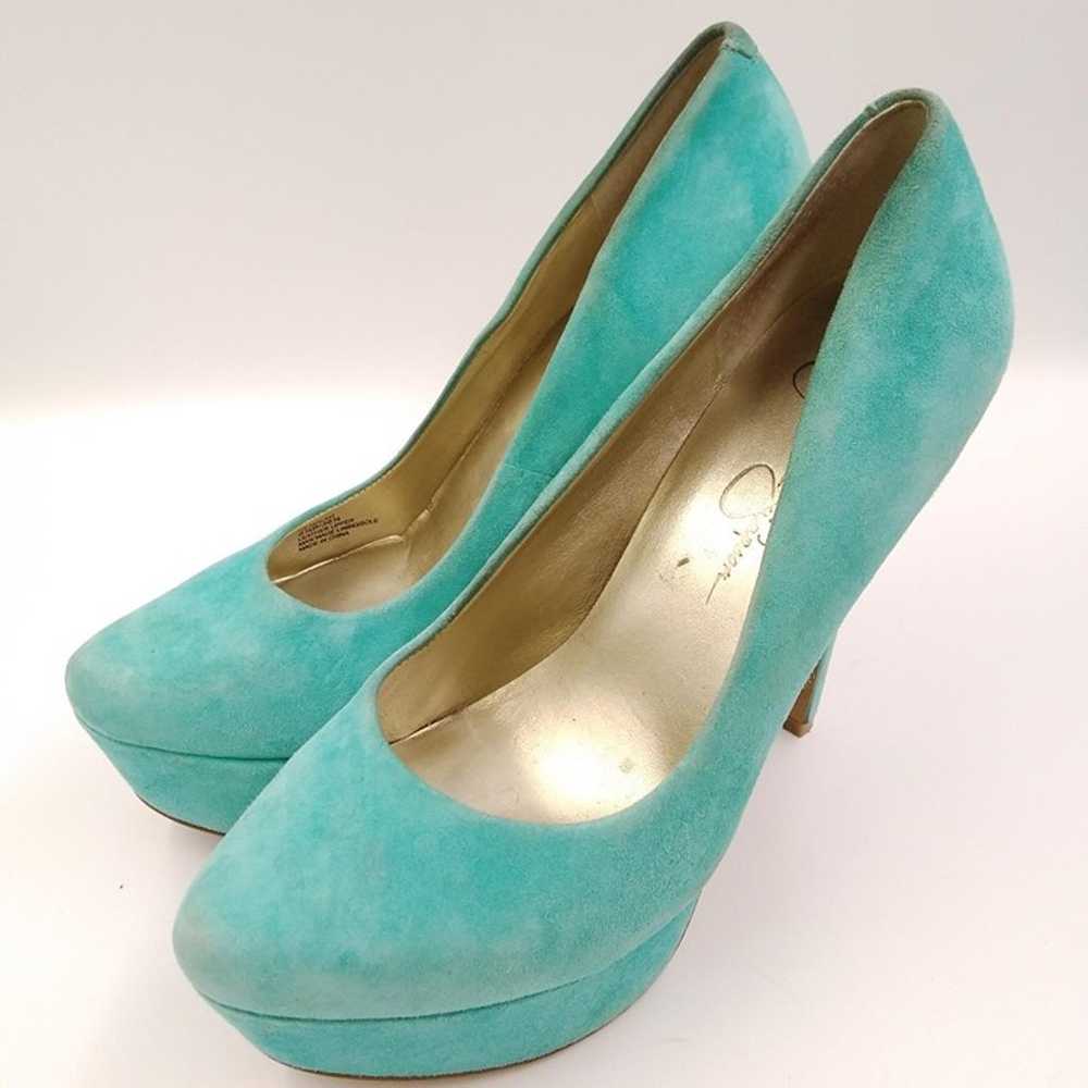 Jessica Simpson Ladies Womens Aqua Platform Stile… - image 7