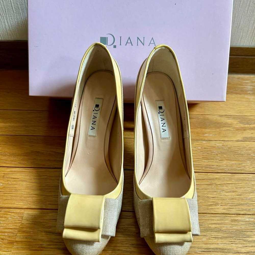 DIANA pumps, pink beige color, with ribbon, size … - image 2